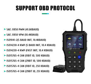 Lancol רכב רכב obd2 סורק קוד קורא אבחון תומך תשעה <span class=keywords><strong>obdii</strong></span> תקן עם מגן tpu - Product Image 4