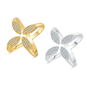 Vente flash de bagues minimalistes en forme de papillon avec zircone, bagues ouvertes simples, <span class=keywords><strong>bijoux</strong></span> tendance en gros pour femmes, cadeau - Product Image 4
