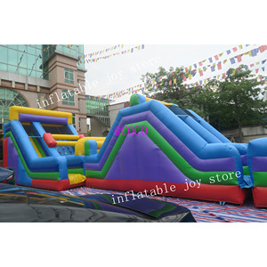 Carrera de obstáculos inflable gigante de 25x4 5M para Team Building Ultimate Challenge para el trabajo en equipo - Product Image 5