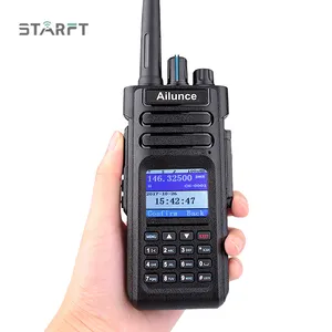 Hot Selling Ailunce HD1 DMR Dual Band Ham Two Way Radio CE FCC IC VHF UHF IP67 Waterproof Amateur Handheld Walkie Talkie