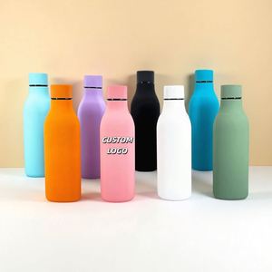 Promotional Drinkware Luxury Wholesale Customized Logo Color Eco-Friendly Vacuum Insulated Stainless Steel Water <b>Bottle</b> With Lid - Product Image 5