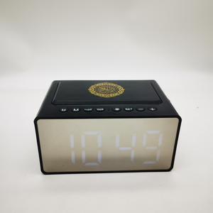 Nueva llegada Azan <span class=keywords><strong>Abdul</strong></span> Basit <span class=keywords><strong>Abdul</strong></span> Samad islámico musulmán Azan reloj electrónico Corán altavoz con lluvia de ruido blanco - Product Image 4