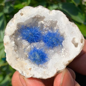 Vente en gros de géodes d'agate naturelle, géodes d'agate blanche goethite orange/bleue pour collection de cristaux et décoration intérieure - Product Image 4