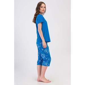 Combinaison de nuit ovale à manches courtes et col rond pour femme, taille XXL - Product Image 2