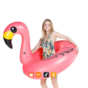 Tump xếp hạng Hồ bơi bơm hơi nổi 2 gói <span class=keywords><strong>Unicorn</strong></span> Flamingo thiết kế 2 không khí buồng an toàn Kích thước lớn hồ bơi Nguồn cung cấp bên - Product Image 1