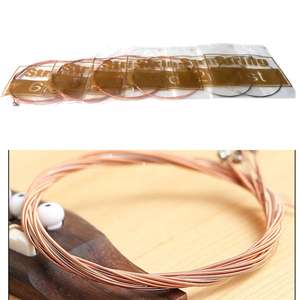 Cuerdas para Guitarra Acústica de Calidad, Juego de 6 Cuerdas, Calibre Extra Ligero 10-47, Aleación de Cobre con Recubrimiento Premium, Larga Duración y Sonido Rico - Product Image 6