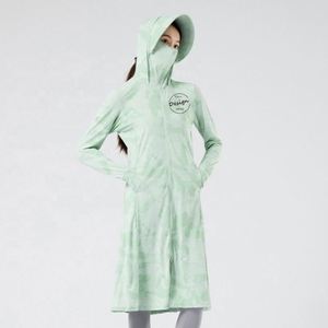 Vêtements de Protection solaire à séchage rapide longue Protection solaire peau vêtements de plein air respirant à capuche pêche à capuche éruption garde pour les femmes - Product Image 4