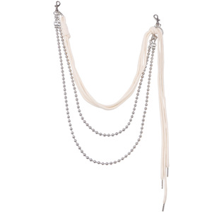 สร้อยคาดเอวฮิปฮอปสำหรับผู้หญิงผู้ชายแบบยูนิเซ็กซ์ ทำจากโลหะผสมสังกะสี สวมใส่ได้ทุกวัน มีหลายห่วง ดีไซน์เก๋ไก๋ - Product Image 5