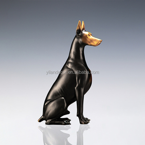 Sunray Mascota al por mayor Doberman <span class=keywords><strong>Pinscher</strong></span> modelo de perro de exhibición maniquí de perro grande maniquí de perro de latón - Product Image 2