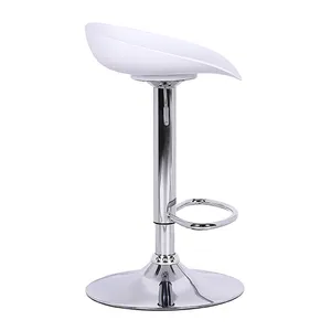 Modern Custom Counter Plastic Cushion Bar Stool Adjustable Rotating Simple Bar Chair