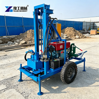 Petite machine de forage de puits d'eau hydraulique diesel à utilisation facile pour serre