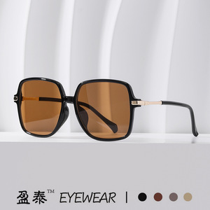 Eyewear Women's Sunglasses Black Frame PC Lens UV400 Protection Square Style Driving <b>Glasses</b> - Product Image 1