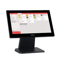 Sistema POS Todo en Uno con Pantalla Táctil de 15.6 Pulgadas, Caja Registradora de Escritorio para Negocios de Restaurantes