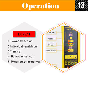Lampe de séchage de revêtement IR 3300W pour la réparation de carrosserie - Product Image 2