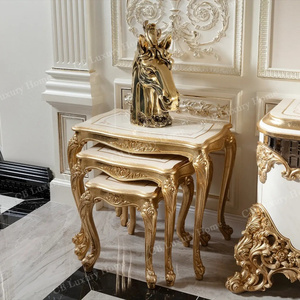 Mobile <span class=keywords><strong>TV</strong></span> di Lusso in Legno Intagliato Regolabile, Stile Classico Tradizionale Turco, Set di Arredamento per Soggiorno - Product Image 4