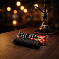 Charbon à chicha en bois dur écologique de marque YC en gros, logo personnalisé, briquettes de charbon naturel à faible fumée et inodores