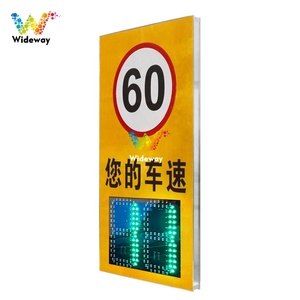 12 năm nhà máy Radar Thám 2-3 chữ số năng lượng mặt trời Powered Radar Tốc độ giới hạn dấu hiệu - Product Image 3