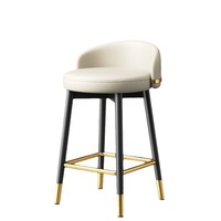 Yazhi moderne tabouret de Bar chaise haute chaise de Bar tabouret coque arrière pour cuisine chambre école appartement pour îlot de cuisine