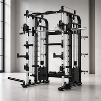 Machine Smith Robuste pour Entraînement de Force, Équipement Commercial de Musculation, Système Multi-Gym pour Culturisme et Fitness QS