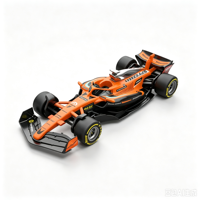 Modèle de voiture miniature personnalisé avec logo, échelle 1:43, F11, métal noir, petit modèle de course automobile coulissant, jouets de course automobile en métal moulé sous pression pour cadeau