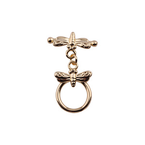OT Buckle Pure <b>Copper</b> Gold Plated <b>Bracelet</b> Connector DIY Jewelry Finding For <b>Bracelet</b> Making Chain Shape - Product Image 5