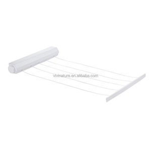 Retractable Clothes Line <strong>Wall</strong> <strong>Mounted</strong> Clothes Drying Line - Product Image 1