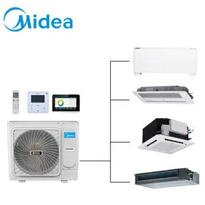 Midea brand new 12kW 41kBtu/h easy installation hybrid green airconditioner inverter type split casette air conditioning units