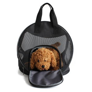 Hot Bán Xách Tay Thoáng Khí Lưới Có Thể Gập Lại Mèo Du Lịch Tote Túi Bền Oxford Vật Nuôi Ngoài Trời Tàu Sân Bay Túi - Product Image 2