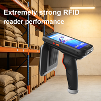 Lecteur-graveur RFID UHF portable Android 10 avec batterie professionnelle de 9000 mAh pour la gestion d'entrepôt
