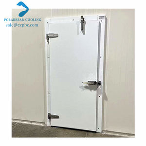 Buen rendimiento de aislamiento Congeladores con bisagras medio enterrados Cámara fría de pescado <span class=keywords><strong>y</strong></span> carne <span class=keywords><strong>Puerta</strong></span> abatible con bisagras - Product Image 2