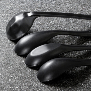 Cucharas de melamina Xiangyuan, cucharas de sopa de imitación de porcelana para restaurantes comerciales/restaurantes/restaurantes de hot pot. - Product Image 2