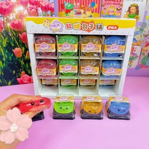 Juguetes de descompresión suaves y blandos con forma de panecillo, con expresiones musicales y de dibujos animados, para juego temático de comida, que proporcionan sensación de bienestar, al por mayor - Product Image 2