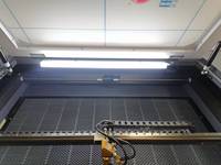 Moteur pas à pas CO2 90*60cm Machine de gravure laser point rouge Pointeur mise au point automatique 60W-150W Contrôleur Ruida inclus bois MDF LAS DST