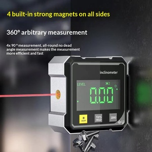 Niveau <span class=keywords><strong>laser</strong></span> numérique haute précision avec jauge de niveau, alimenté par USB, pour mesurer les angles horizontaux, les inclinaisons et les pentes - Product Image 3