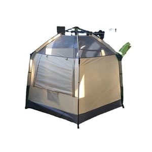 Tente de loisirs hexagonale à support automatique en fibre de verre, 230x200x140cm, imperméable et respirante - Product Image 3