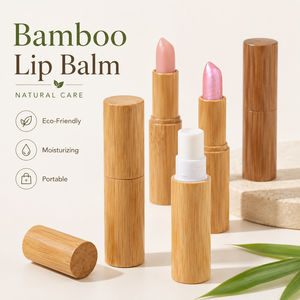 <span class=keywords><strong>Baume</strong></span> à lèvres naturel en bambou, soin hydratant bio, label privé durable, <span class=keywords><strong>baume</strong></span> à lèvres végétalien OEM - Product Image 1