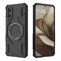 Étui de protection robuste en PC et TPU résistant aux chocs avec ventilation tactique et aimant pour Infinix GT 30 Pro Note 50s Edge