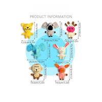 Jouet pour chien en peluche couineur en forme de pieuvre, animal en peluche durable à mâcher avec couineur pour chiens de petite et moyenne taille, jeu interactif