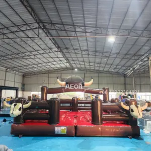 Commercial Exciting Amusement Game Control Box Mechanical Bull Ride For Adults