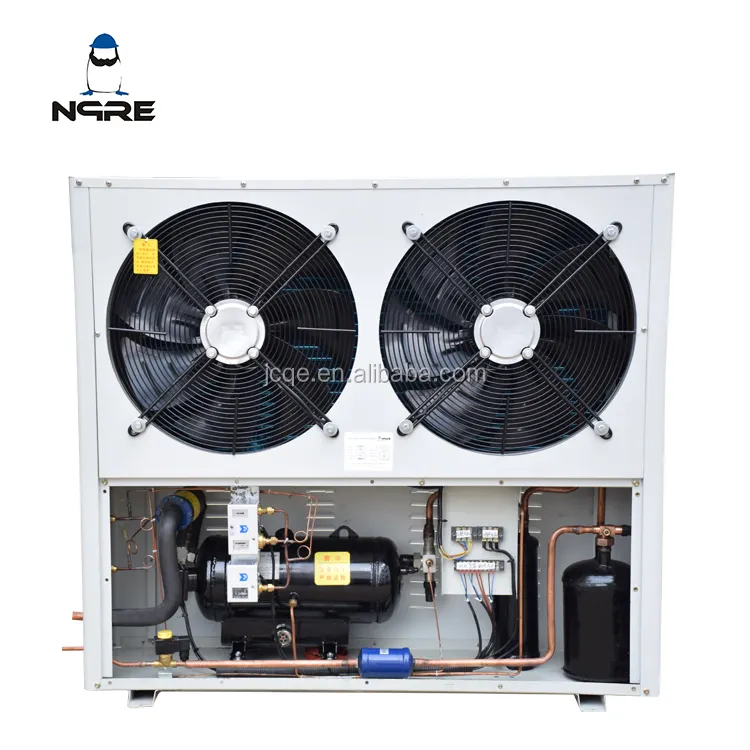 Unidade de refrigeração monobloco de alta qualidade para sala fria, compressor de rolagem com garantia de um ano