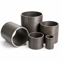 Barre ronde en acier au carbone noir, barre d'acier sur mesure avec chanfreinage et ébavurage des extrémités, fournisseur d'usine chinois