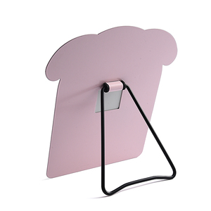 Popular Pink Cute <strong>Dog</strong> Kids Desktop Dressing Metal Foldable Table Cosmetic Makeup <strong>Mirror</strong> - Product Image 3