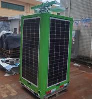 Tour d'éclairage solaire à LED à énergie solaire Cube portable pour l'éclairage des sites de carrières