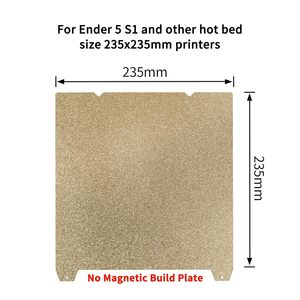 Hai mặt 235x235mm linh hoạt kết cấu <span class=keywords><strong>PEI</strong></span> xây dựng tấm cho creality K1/k1c/Ender 3 S1/Ender 3V3/ender5 S1 <span class=keywords><strong>3D</strong></span> máy in - Product Image 2