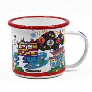 แก้วกาแฟเคลือบคุณภาพสูงแบบกำหนดเองสำหรับการตั้งแคมป์และกิจกรรมแคมป์ไฟ แก้วน้ำพรีเมียมสำหรับโปรโมชั่น - Product Image 4