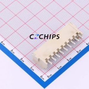 WT396VW-094R-0W Wire-to-Board Pin Header SMD,P=3.96mm,Horizontal Mount Connector 1x9P 3.96mm Horizontal Mount VH - Product Image 2