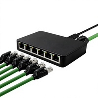 Répartiteur de câble réseau 1 à 6 ports Gigabit, accès Internet simultané, commutateur réseau RJ45, distributeur