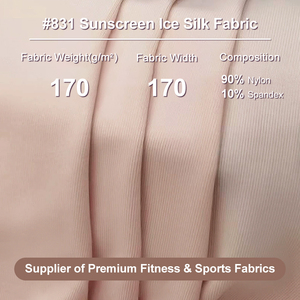 Vải thể thao làm từ chất liệu tơ đá, chống nắng, co giãn, thoáng khí, 170G, 90% nylon, 10% spandex, dành cho trang phục thể thao, từ nhà cung cấp OEM. - Product Image 2