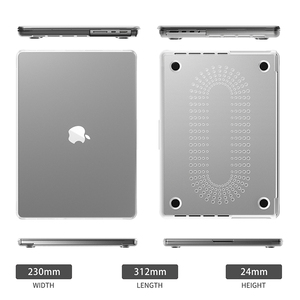 Pour Mac Book Pro 14 <span class=keywords><strong>2021</strong></span>/2023/2024/2025/2026, coque de protection pour ordinateur portable en TPU transparent givré anti-rayures universelle - Product Image 6