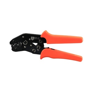Tools Crimping <b>Pliers</b> <b>Set</b> SN0725-5D1 Industrial Grade High Carbon Steel Black Oxide Finish Plastic Handle Wire Crimping Tool Kit - Product Image 2